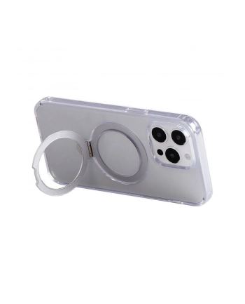 Joyroom Magnetyczne etui ochronne z uchwytem Joyroom JR-BP004 do iPhone 15 Pro (transparentne) ]]