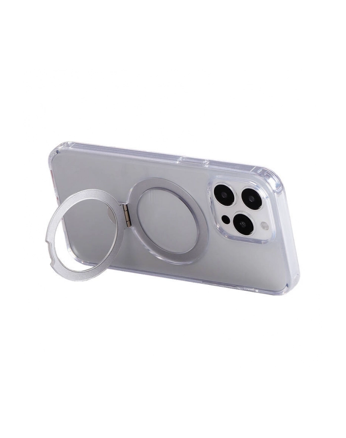 Joyroom Magnetyczne etui ochronne z uchwytem Joyroom JR-BP004 do iPhone 15 Pro (transparentne) ]] główny