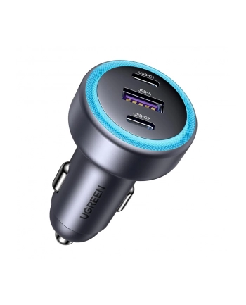 Ugreen Ec307 Usb + 2X Usb-C 30W Czarny nr 1