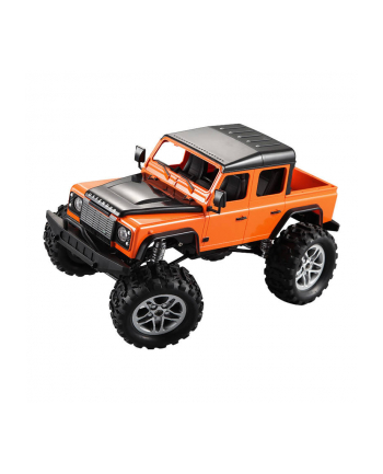 Samochód zdalnie sterowany RC na pilota 1:14 Double Eagle pomarańczowy Land Rover Defender pick-up E332-003