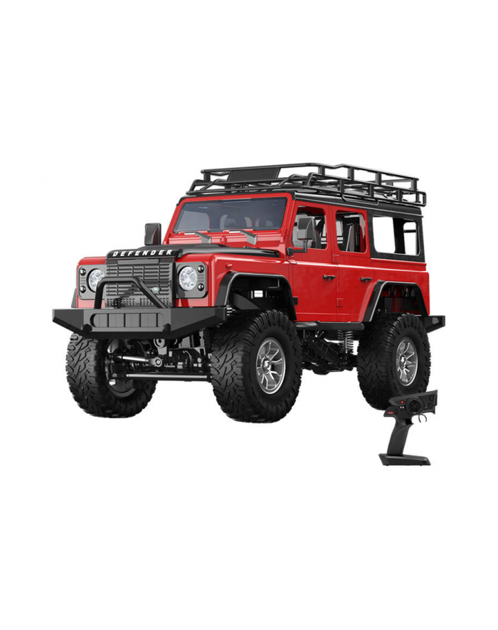 Samochód zdalnie sterowany RC na pilota 1:14 Double Eagle czerwony Land Rover Defender E339-003 główny