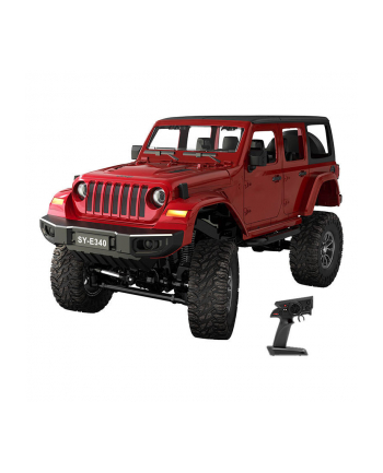 Samochód zdalnie sterowany RC na pilota 1:14 Double Eagle czerwony Jeep Crawler Pro E340-003