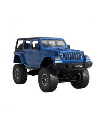 Samochód zdalnie sterowany RC na pilota 1:14 Double Eagle niebieski Jeep Crawler Pro E340-003
