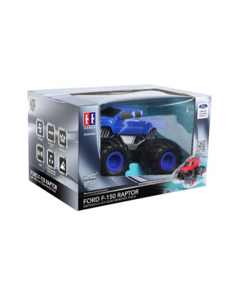 Samochód zdalnie sterowany RC na pilota Double Eagle niebieski Ford amfibia E344-003