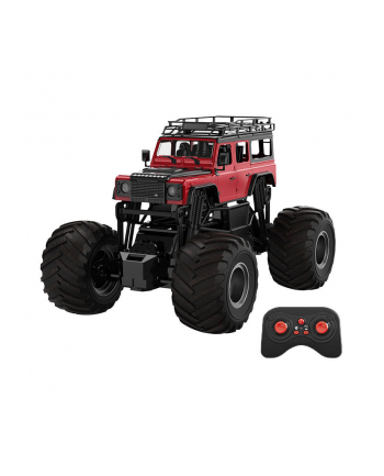 Samochód zdalnie sterowany RC na pilota 1:8 Double Eagle czerwony Land Rover Defender E375-003