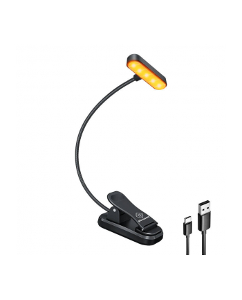 Glocusent Wireless Lamp With Clip Usb-C 650Mah Timer (Black) (GLCSNTA1801)