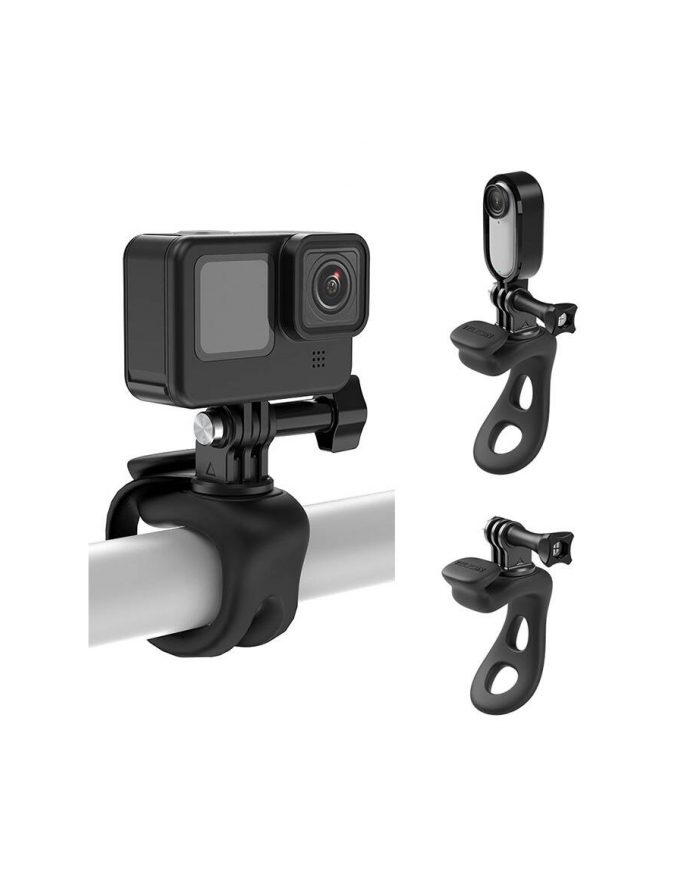 Uchwyt Silikonowy Rowerowy do Rurki do Kamer GoPro DJI Insta główny