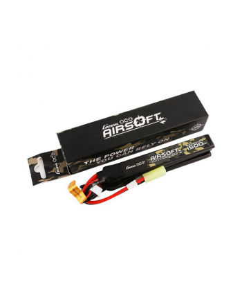 Gens Ace Akumulator 25C 1500Mah 3S1P 11.1V Nunchuck 3X Airsoft Gun Lipo Z Konektorem Mini Tamiya Plug