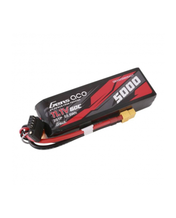 Gens Ace Akumulator G Tech 5000Mah 11.1V 60C 3S1P Short Size Lipo Z Konektorem Xt60 Plug
