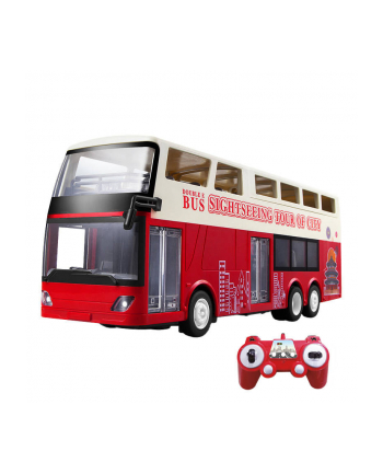 Double Eagle Autobus Piętrowy 1:18, 2.4Ghz, Rtr Czerwony