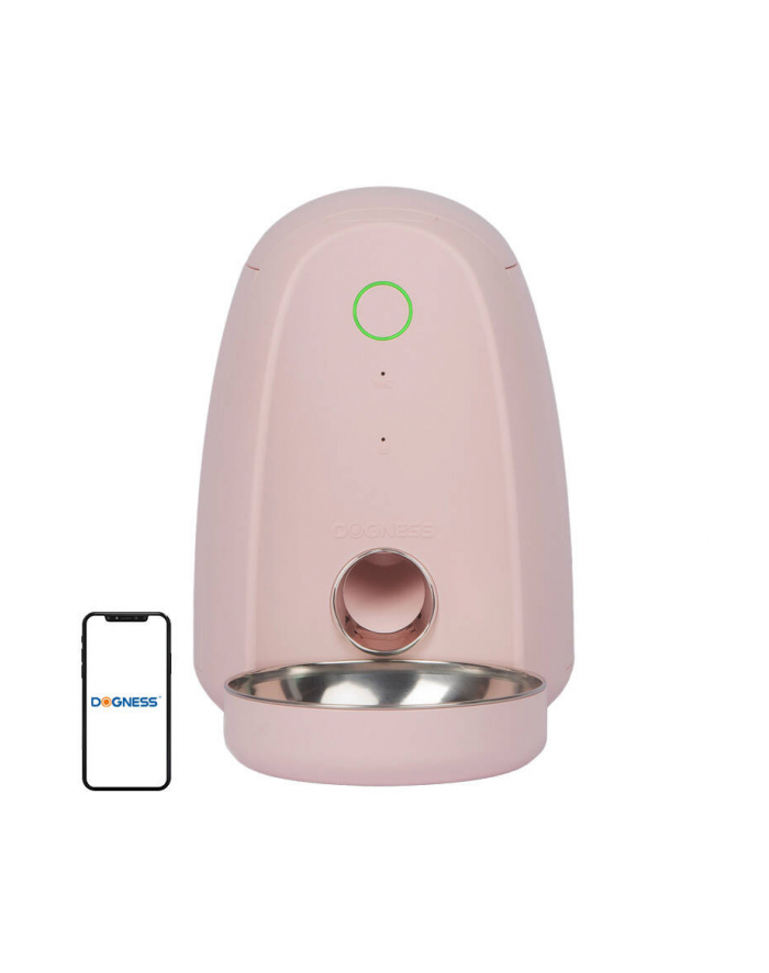Dogness Mini Inteligentny Dozownik Podajnik Karmy Plastikowa Miska Wifi 2L F05PINK główny