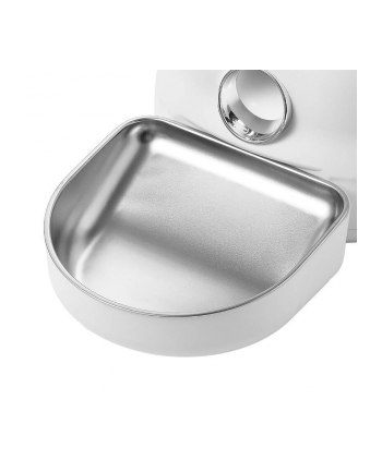 Dogness Inteligentny Dozownik Karmy Z Plastikową Miską Biały F11PLASTICBOWL