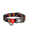Waudog Obroża Dla Psa Nylonowa Rysunek Pomarańcze Rozmiar M 28 40cm 20mm - nr 2
