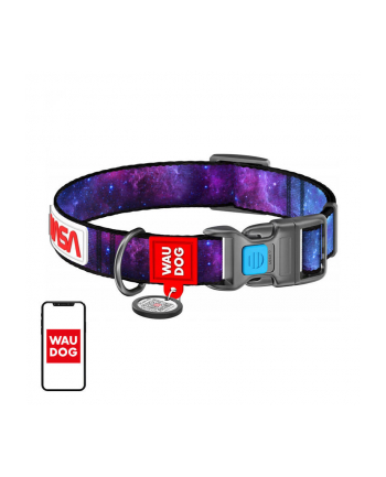 Waudog Obroża Dla Psa Rysunek Nasa21 24-40cm 20mm