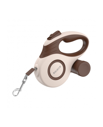 Smycz Automatyczna 5M Rojeco A12 Brązowa nr 1