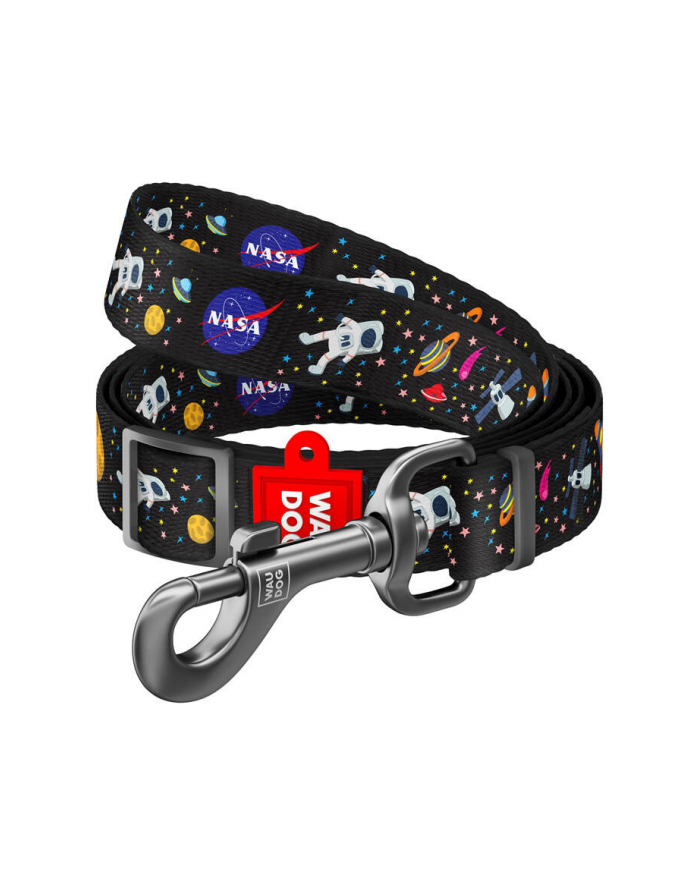 Waudog Smycz Dla Psa Nylonowa Wzór Nasa21 Szer 25mm Dł 122cm 49030148 główny