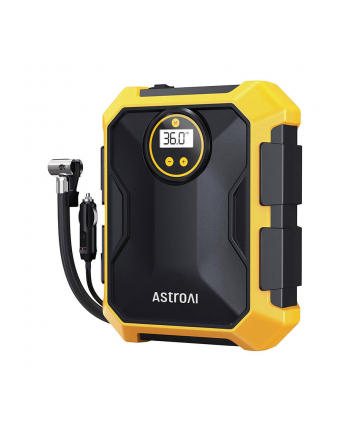 Kompresor Powietrza AstroAI CZK-3674 12V DC 100PSI żółty nr 1