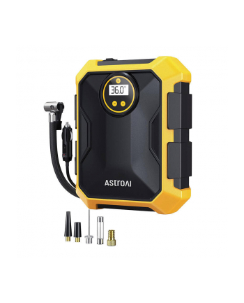 Kompresor Powietrza AstroAI CZK-3674 12V DC 100PSI żółty nr 2