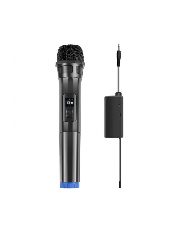 Puluz Bezprzewodowy mikrofon dynamiczny UHF PU628B 3.5mm (czarny) główny
