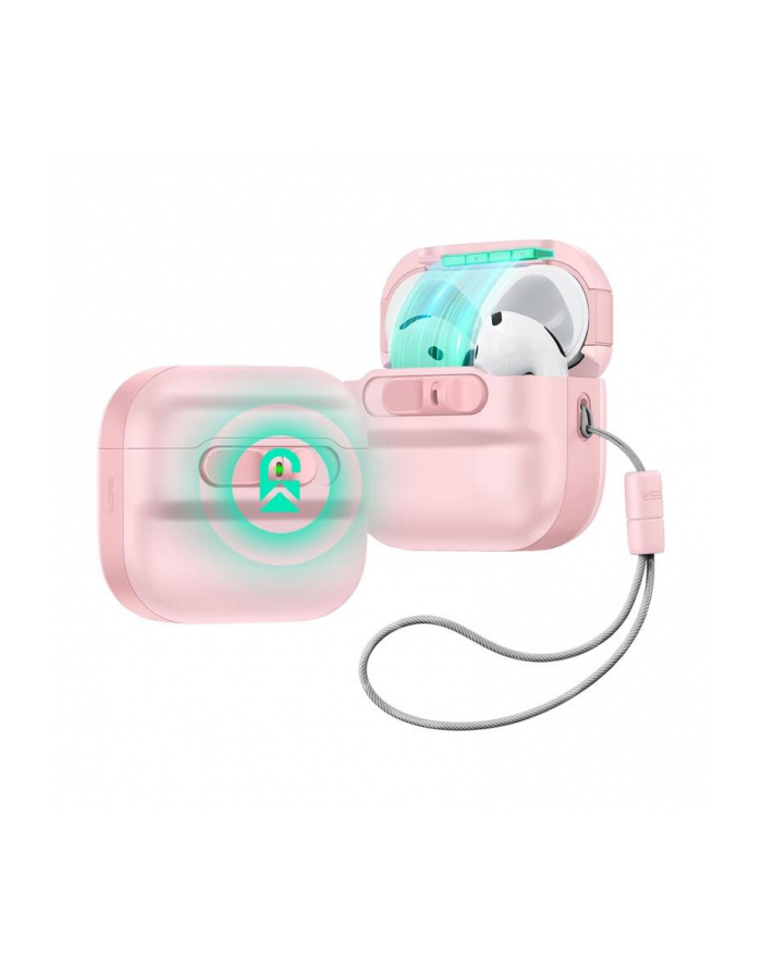 Esr Etui na słuchawki Pulse HaloLock MagSafe do Apple Airpods 4 Różowy główny