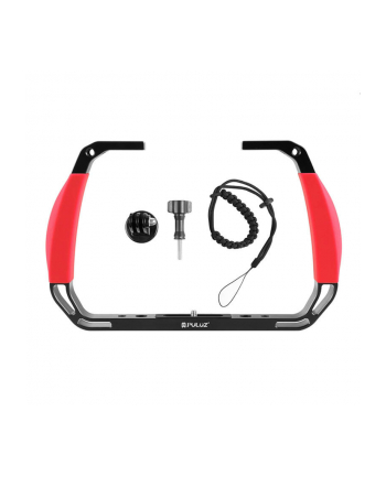 Puluz Uchwyt do nurkowania do kamer sportowych (czerwony)