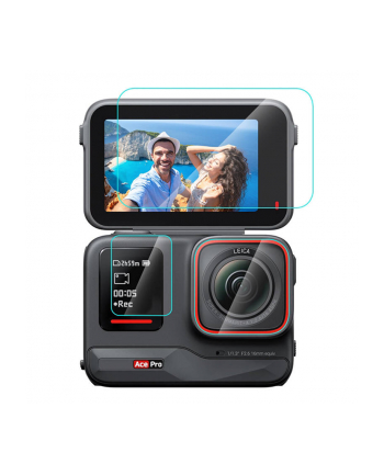 Puluz Osłona ze szkła hartowanego 3 w 1 do Insta360 Ace Pro (PU951T) nr 1