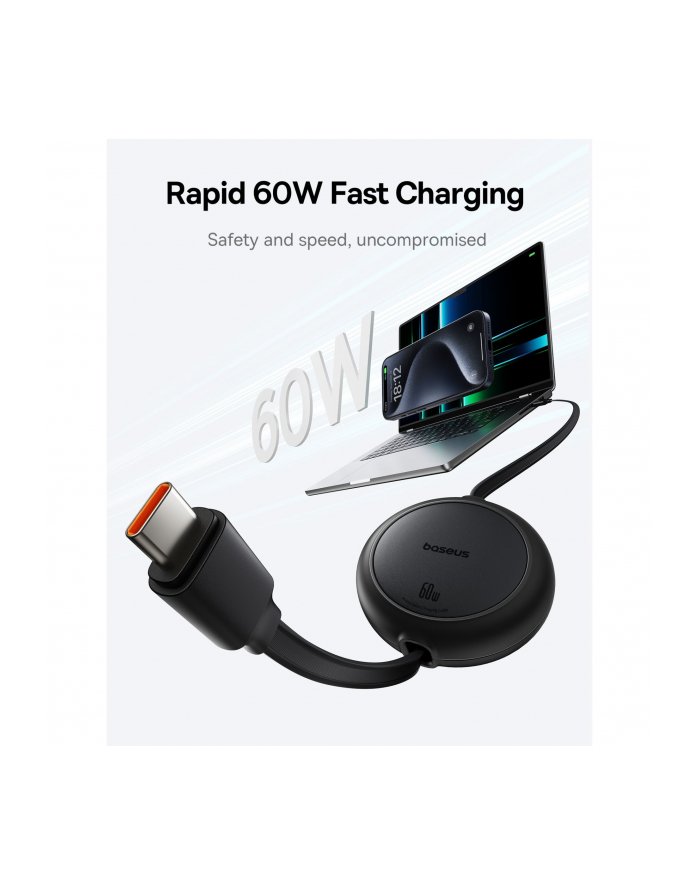 Baseus Free2Pull Mini Czarny główny