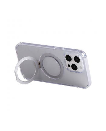 Joyroom Magnetyczne etui ochronne z uchwytem Joyroom JR-BP004 do iPhone 15 Pro Max (transparentne) ]]