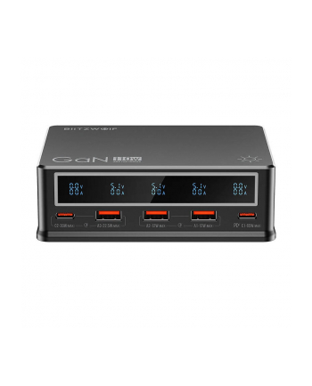 Blitzwolf Ładowarka sieciowa BW-i9 110W PD 3xUSB-A 2xUSB-C czarna