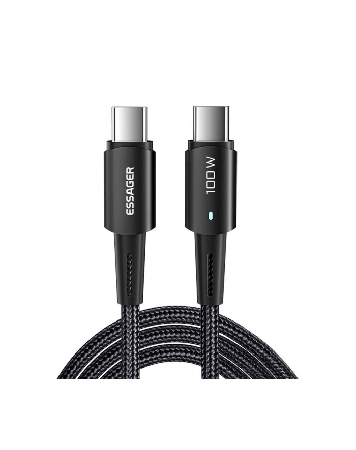 Essager Kabel Usb C Usb C Szybki 3A 60W 1M Oplot główny