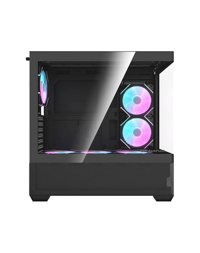 Darkflash DS900 AIR (czarny) + 7 wentylatorów ARGB (DS900AIRBLACK+FA) główny