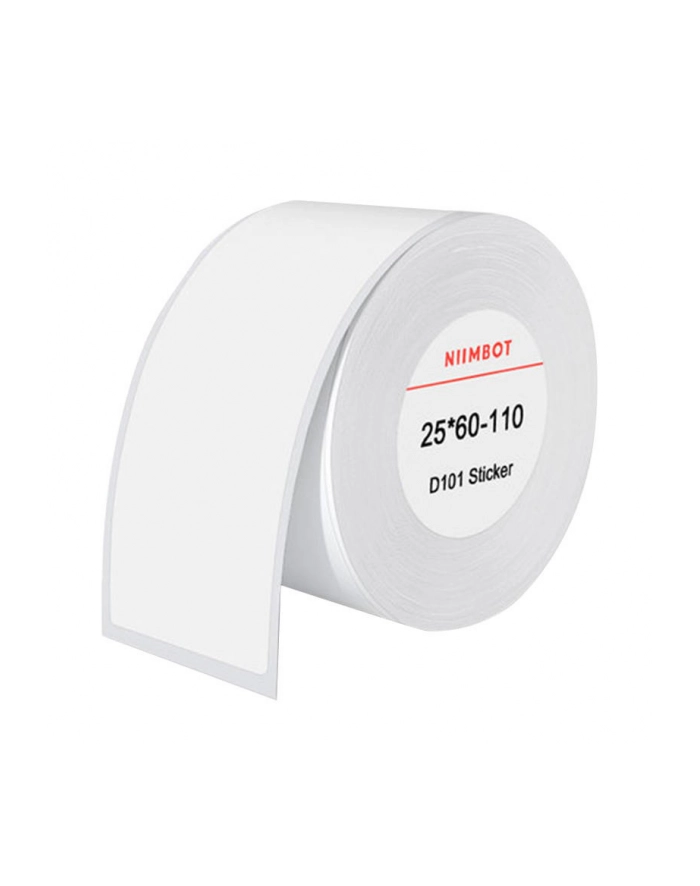 Niimbot Etykiety Termiczne Naklejki 25X60 Mm, 110szt. (Białe) główny
