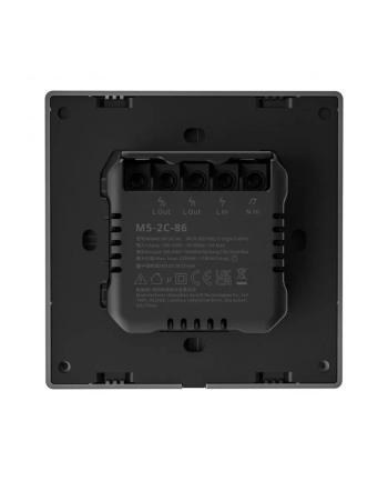 Sonoff M5 Wyłącznik Ścienny Smart WiFi 2-Kanałowy