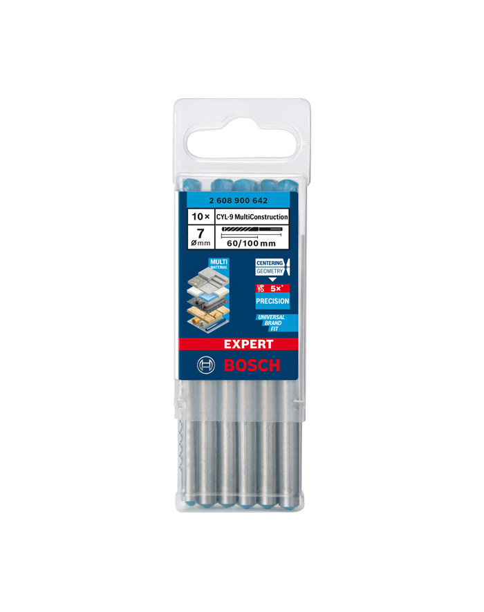 Bosch EXPERT CYL-9 MultiConstruction 7x60x100mm 10szt. 2608900642 główny