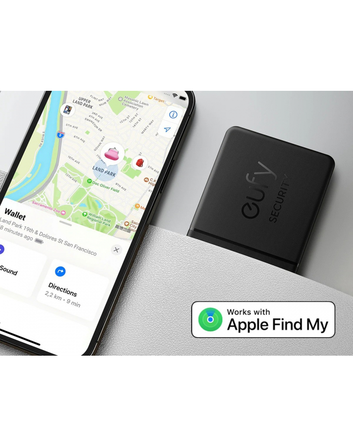 anker Lokalizator GPS Eufy Smart Tracker Card, czarny główny