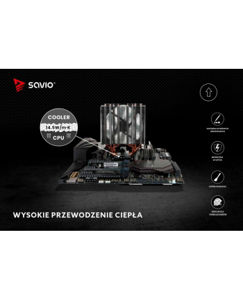 savio Pasta termoprzewodząca Glacier 14,5 W/mK, 4g TG-04