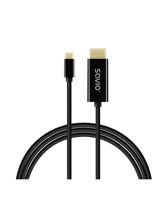 savio Kabel USB-C do HDMI CL-191 30Hz, 2m plastik główny