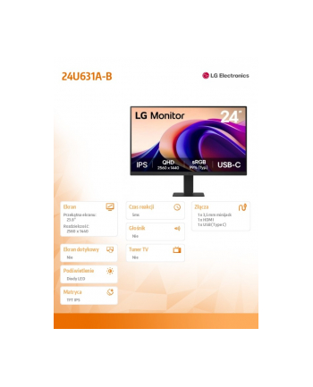 lg electronics Monitor 24U631A-B