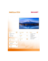 sharp Monitor wielkoformatowy MultiSync P556 55 '' UHD 700cd/m2 24/7 - nr 5