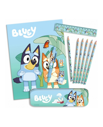 kids euroswan Zestaw piśmienniczy 12 elementów Bluey