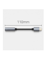 qoltec Adapter USB-C | Jack 3.5mm | 10 cm - nr 4