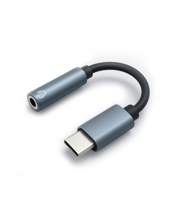 qoltec Adapter USB-C | Jack 3.5mm | 10 cm