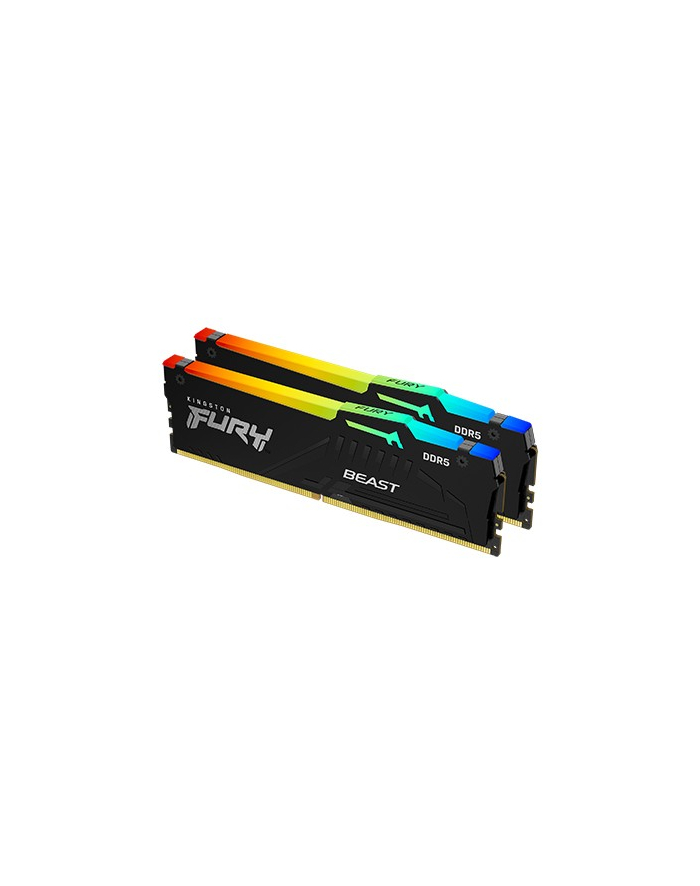 kingston Pamięć DDR5 Fury Beast RGB 128GB(2*64GB)/5600 CL36 czarna główny