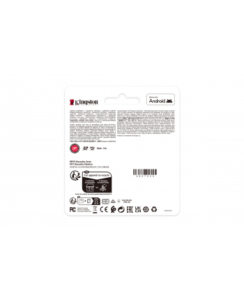 kingston Karta pamięci SD 64GB Canvas Select Plus Gen3 100MB/s