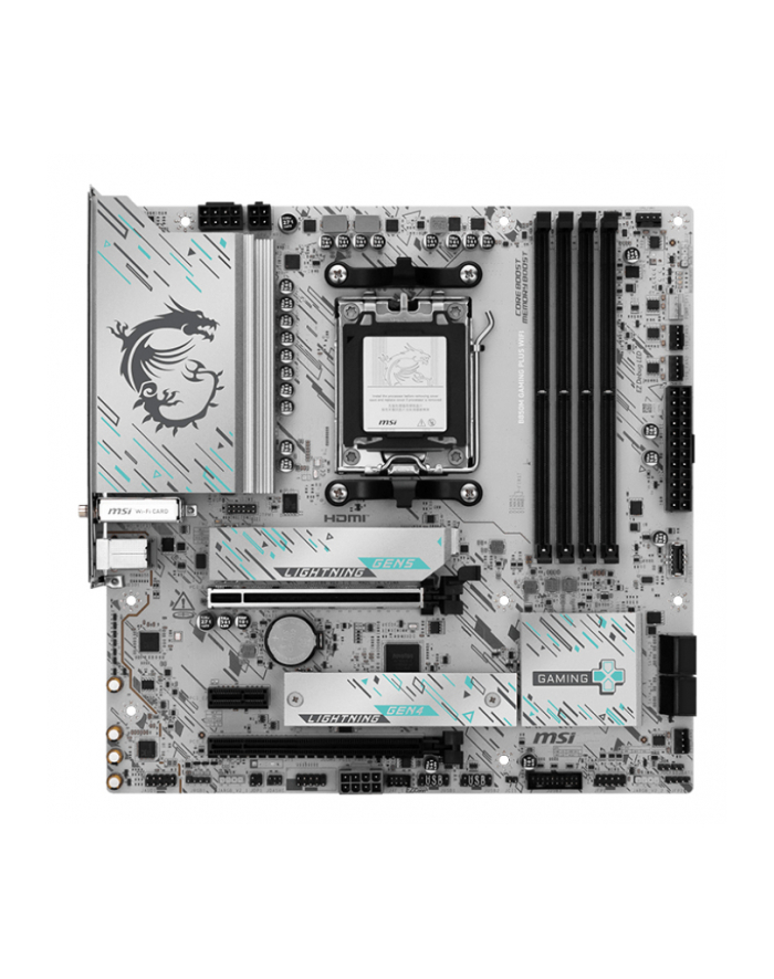 msi Płyta główna B850M GAMING PLUS WIFI AM5 4DDR5 mATX główny