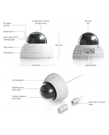 Ubiquiti Ai Dome Kamera Bezpieczeństwa (DK_NR_DPL_518692) nr 1