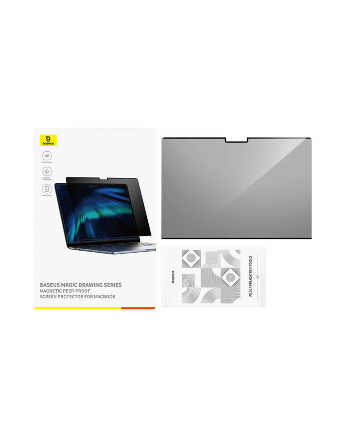 Baseus Szkło hartowane Magic Drawing dla MacBook Pro 16'' + zestaw czyszczący główny