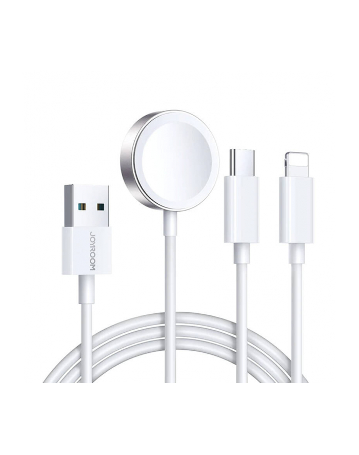 Joyroom 3W1 Kabel Lightning Usb C 1 2M Ładowarka Indukcyjna Do Apple Watch główny