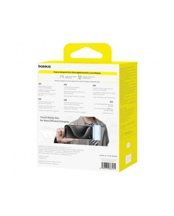 Baseus Compact IP 5000mAh 20W Lightning Niebieski