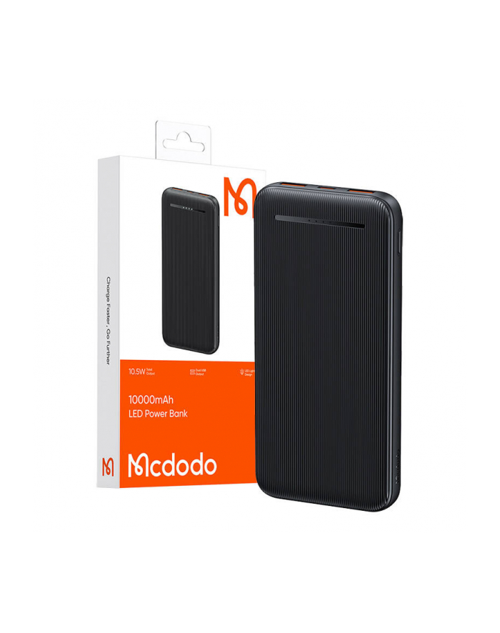 Mcdodo Mc-4631 Dual Usb,10000Mah, 10,5W Czarny (66805) główny